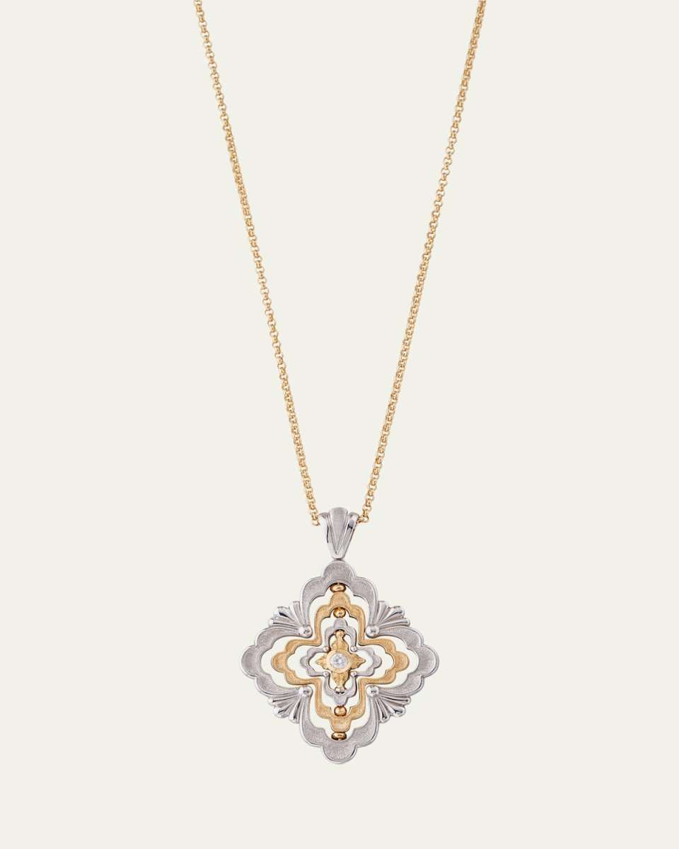 Opera Galileo 18K Gold Diamond Pendant Necklace